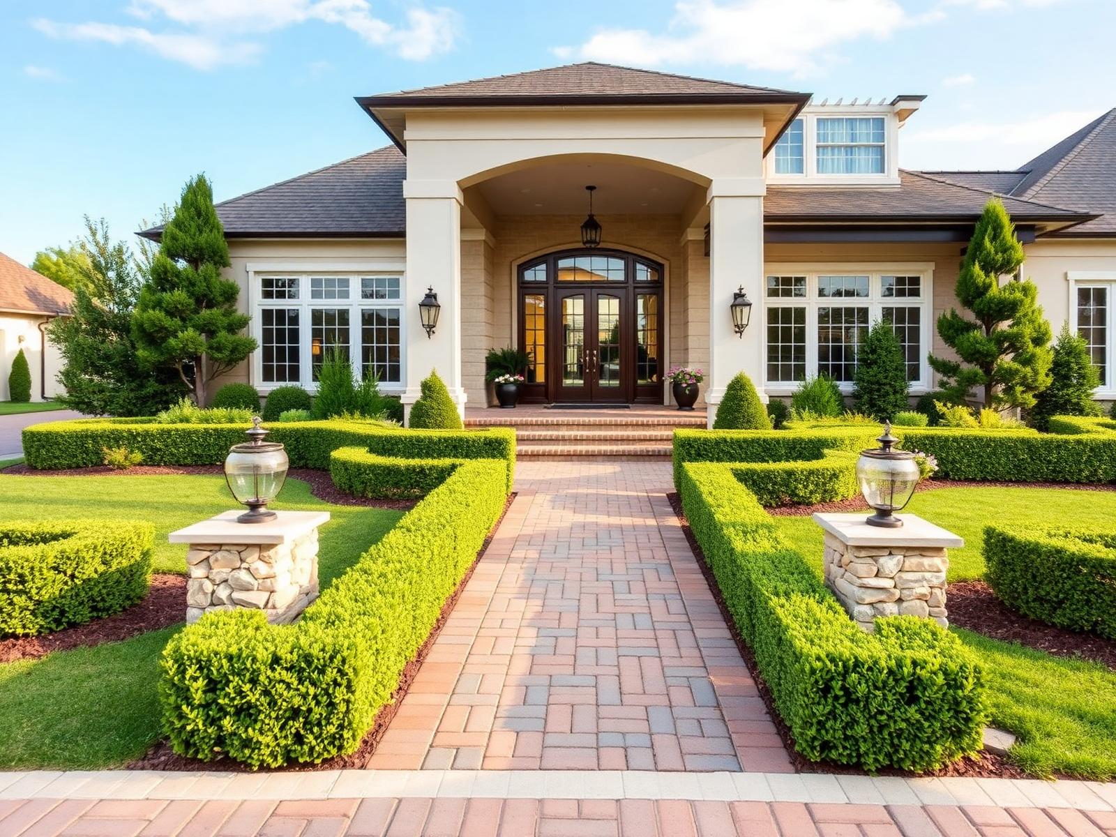 Front yard interlock project