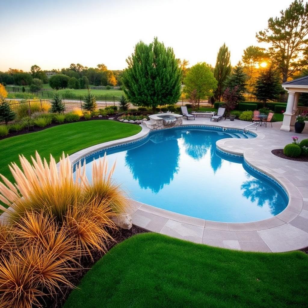 Pool landscape