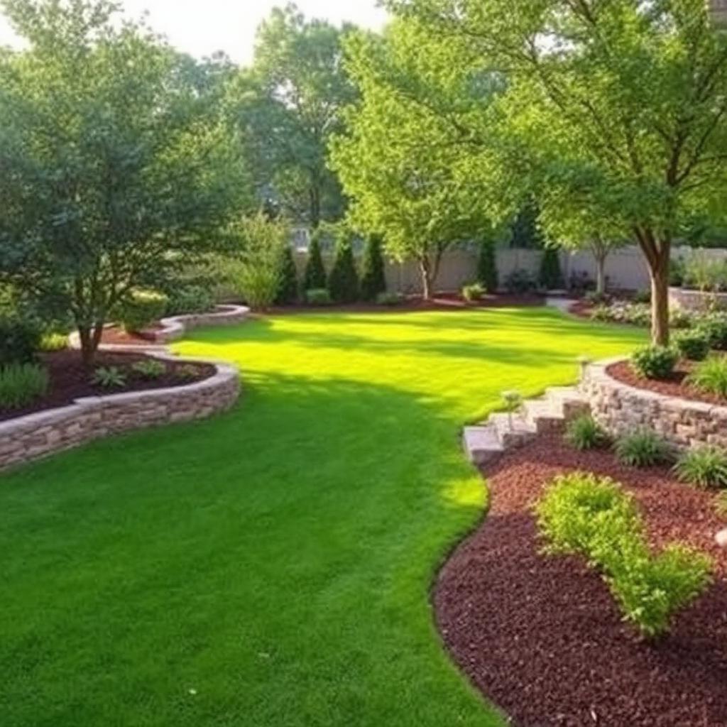 Terraced backyard project